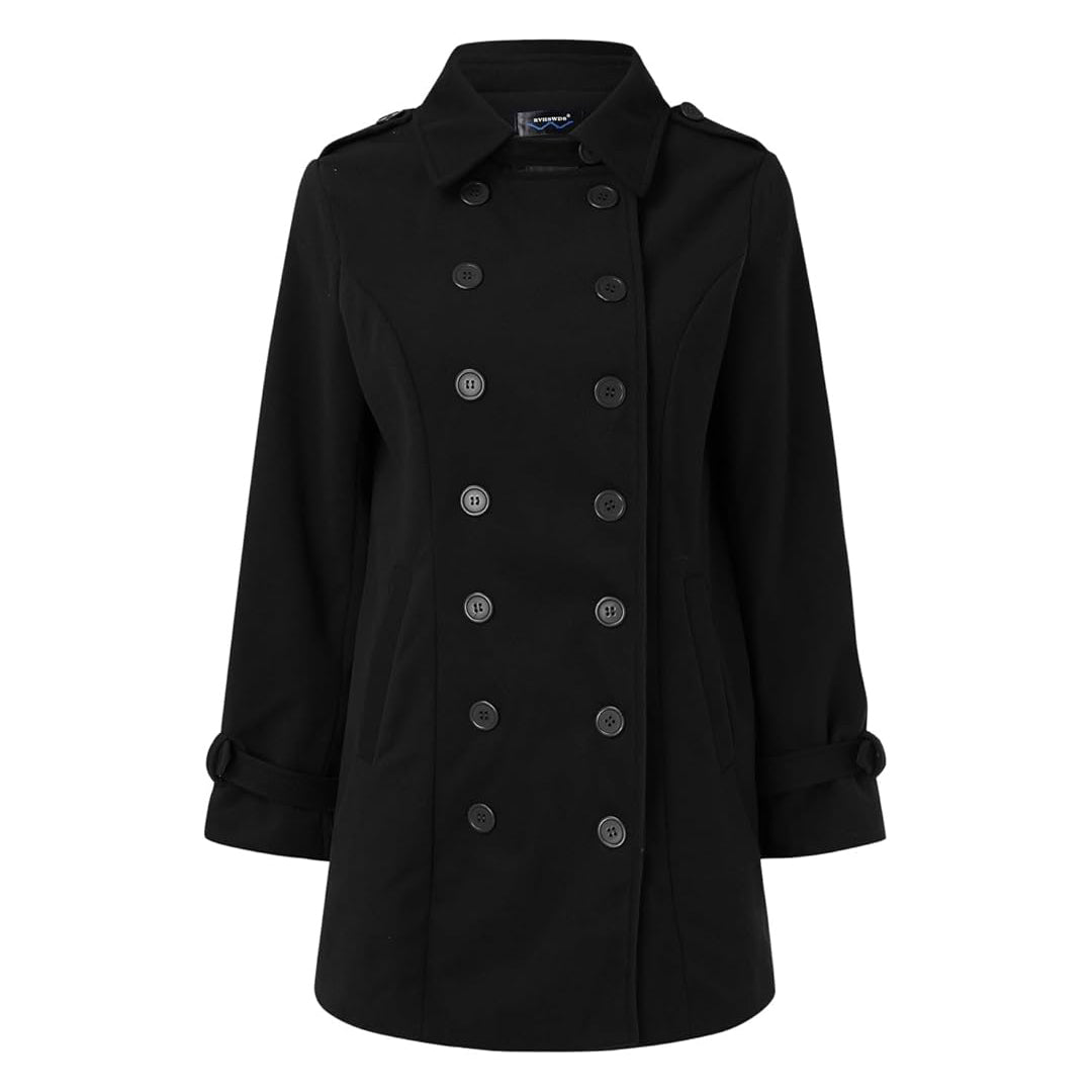 Victoria | Klassischer Damen-Trenchcoat mit Doppelreiher