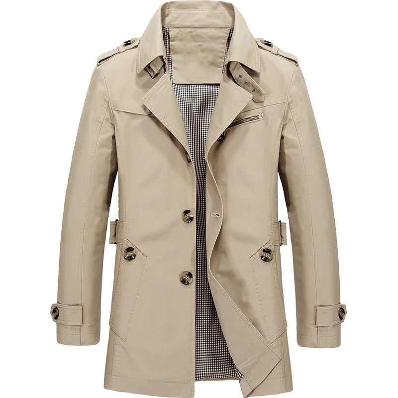 Liam | Eleganter Herren-Trenchcoat