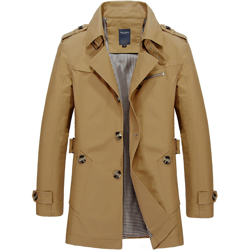 Liam | Eleganter Herren-Trenchcoat